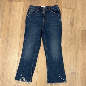 Abercrombie & Fitch Dark Blue Flare Jeans